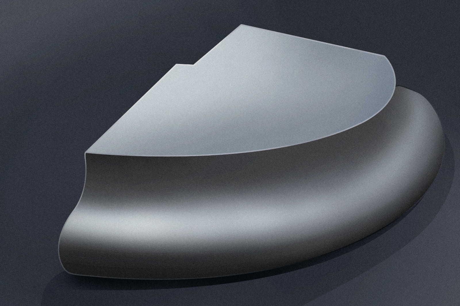 curved aluminum composite panel