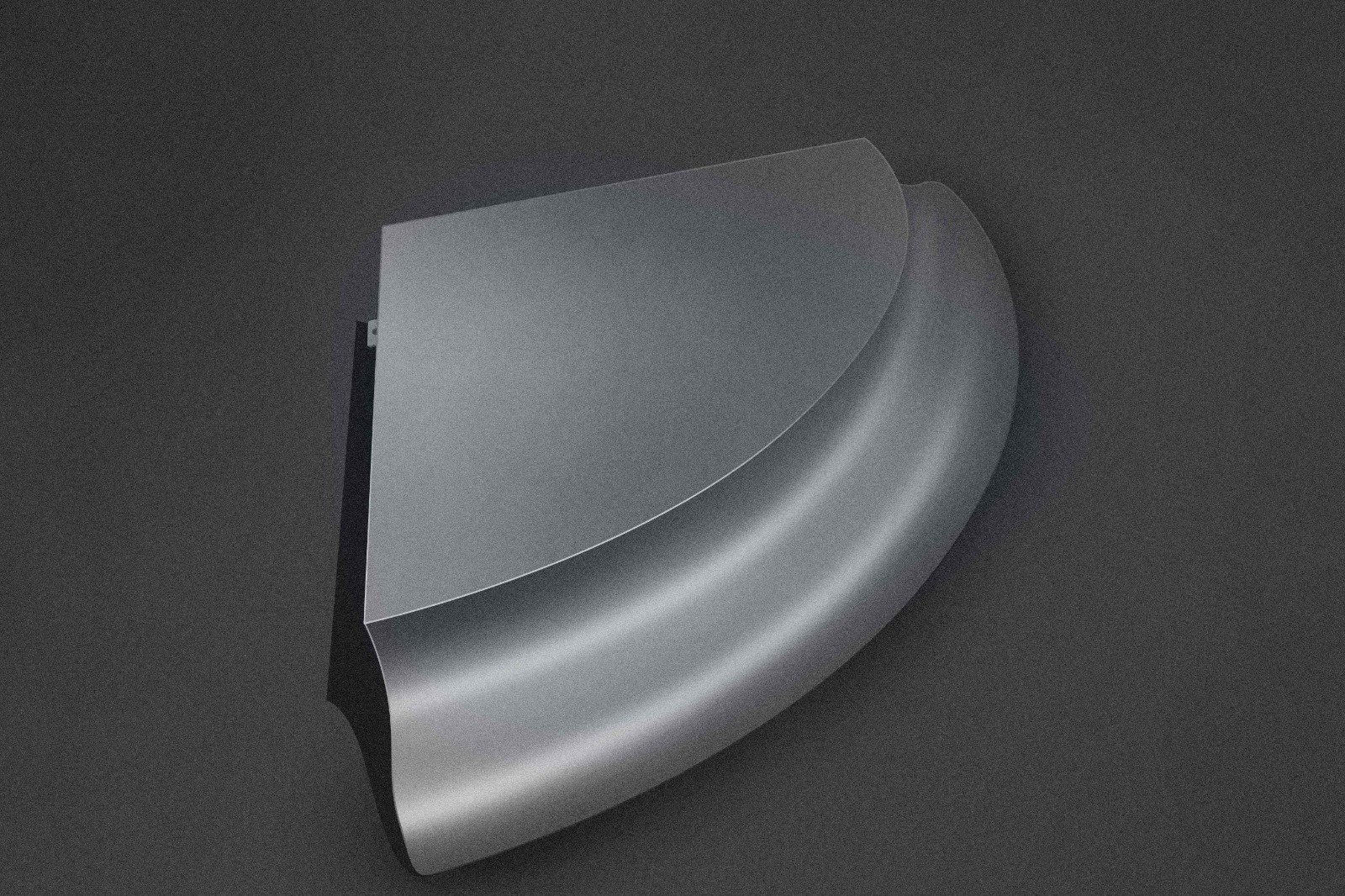 curved aluminum composite panel